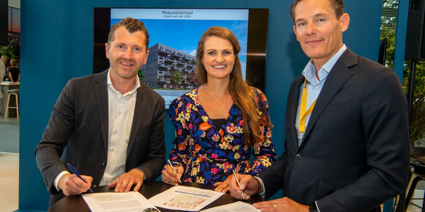 Capelle tekent overeenkomst met ontwikkelaars en start woningbouwgebied Meeuwensingel
