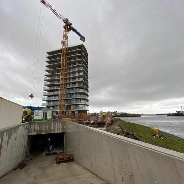Hoogste punt project Zeezicht gevierd : Hoogste punt project Zeezicht gevierd