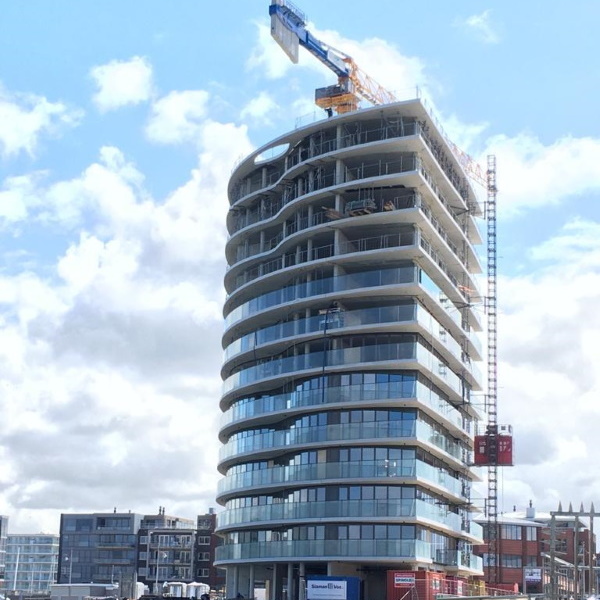 Hoogste punt project Zeezicht gevierd : Hoogste punt project Zeezicht gevierd
